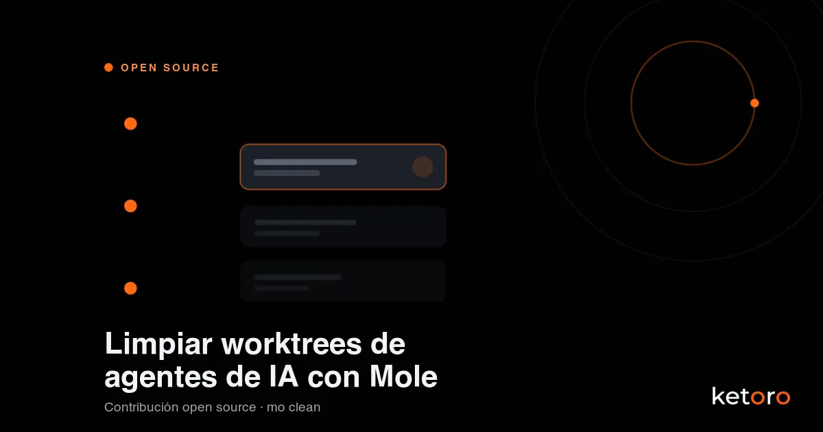 Limpiar los worktrees de los agentes de IA en tu Mac con Mole